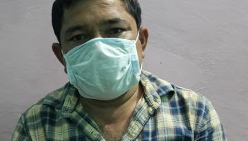 पुलिस कांस्टेबल 45 हजार की रिश्वत लेते गिरफ्तार