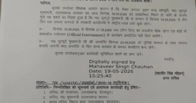 पूर्व मुख्यमंत्री भुवन चंद्र खंडूरी के निधन पर उत्तराखंड में तीन दिन का राजकीय शोक घोषित, बुधवार को बंद रहेंगे सभी सरकारी कार्यालय