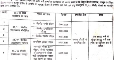 रुद्रपुर और गदरपुर में रविवार को बिजली आपूर्ति रहेगी बाधित, यूपीसीएल ने जारी की सूचना